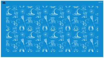 Mesh Stencil Crystal Collection; Halloween Background (36*18 cm) - 1