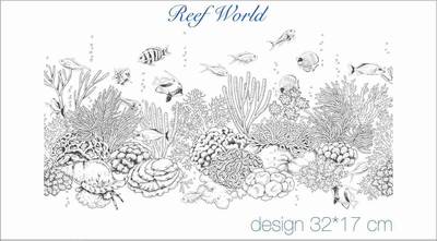 Mesh Stencil Crystal Collection; Reef World - 1