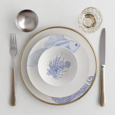 Mesh Stencil Crystal Collection; Sea Animal Set; (33*22 cm) - 3