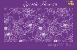 Mesh Stencil; Exotic Flowers - 1
