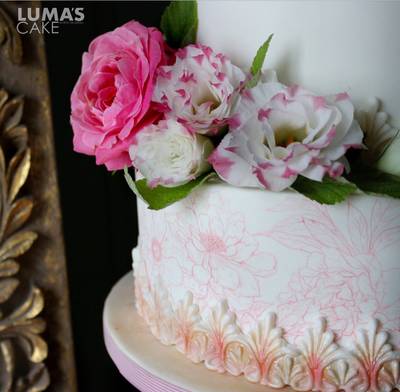 Mesh Stencil; Exotic Flowers - 2