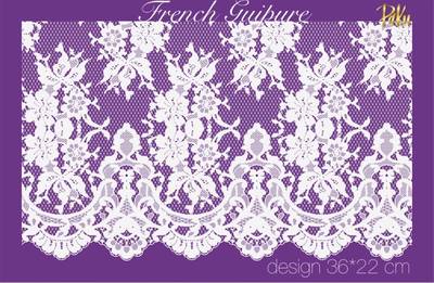 Mesh Stencil; French Guipure - 1