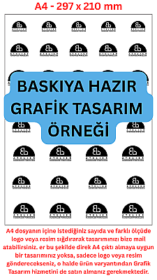 Mesh Stencil Silk Screen ÖZEL ÜRETİM / CUSTOM ORDER - A4 (30x21cm) (1)