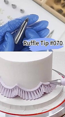 Piping tip no:070 Ruffle - 3