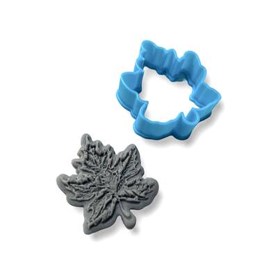 Plastik kalıp AKÇAAĞAÇ Yaprak; 3,3*2,8 cm - 1