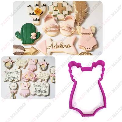 Plastik Kalıp Babygirl Onesie Bebek Tulumu; 9*6,1 cm - 1