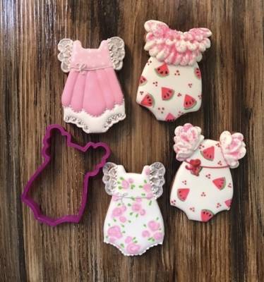 Plastik Kalıp Babygirl Onesie Bebek Tulumu; 9*6,1 cm - 2