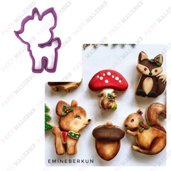 Plastik Kalıp Bambi; 10*7,4 cm