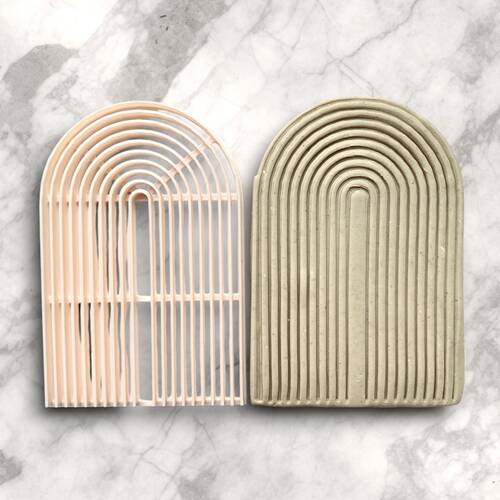 Plastik embosser baskı BOHO ARCH; 92x30 mm - 1