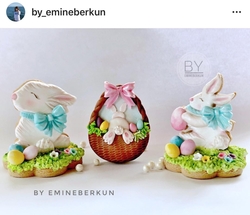 Plastik kalıp Bunny; 9*7 cm - 4