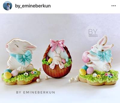 Plastik kalıp Bunny; 9*7 cm - 4