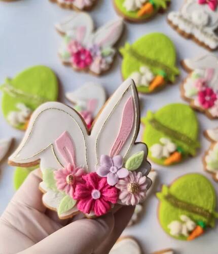 Plastik kalıp BUNNY EARS; 8,0*7,9cm - 2