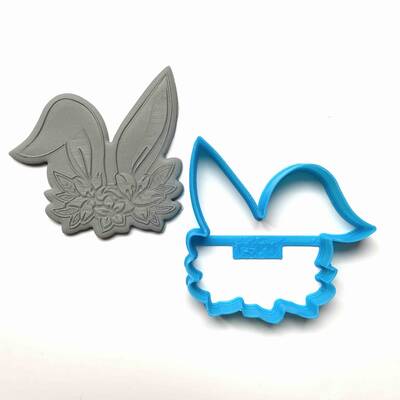 Plastik kalıp BUNNY EARS; 8,0*7,9cm - 1