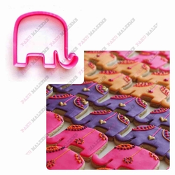 Plastik Kalıp Büyük Fil; 8,5*7,3 cm (1)