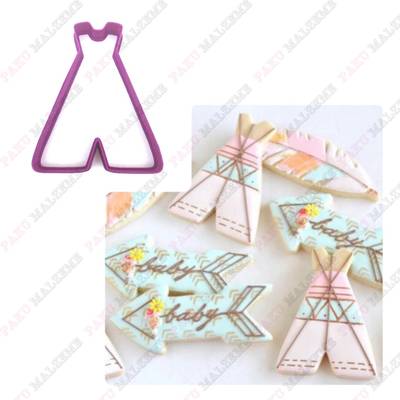 Plastik Kalıp Çadır; 9,5*7,5 cm - 1