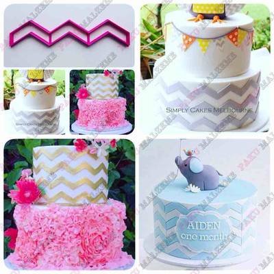 Plastik Kalıp Chevron; 16*3,3 cm - 1