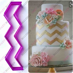 3D-plastic cutter Chevron; 16*4 cm