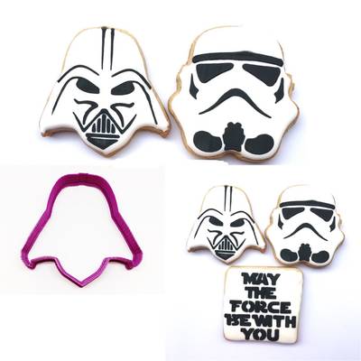 Plastik Kalıp Darth Vader; 8*8 cm - 1