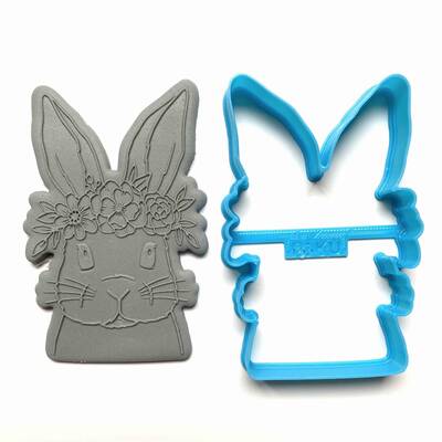 Plastik kalıp EASTER BUNNY; 10,0*6,5 cm - 1