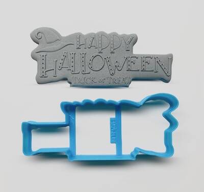 Plastik kalıp HALLOWEEN LETTERING-2; 11*4,85cm - 1