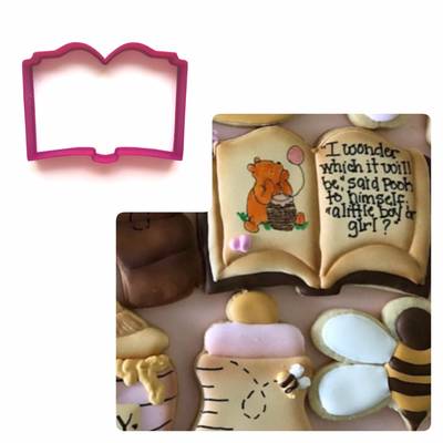 Plastik kalıp Kitap; 9,4*7 cm - 1