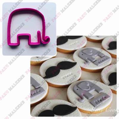 Plastik Kalıp Mini Fil; 5*4,2 cm - 2