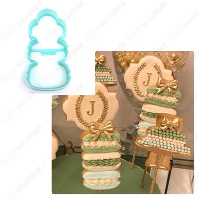 Plastik kalıp Parisian Macaron; 10,5*5 cm - 1