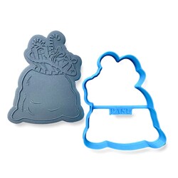 Plastik kalıp SANTA TOY BAG; 9,0*7,67 cm