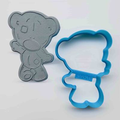 Plastik kalıp SEVİMLİ AYICIK-2; 9,5*6,85 cm - 1