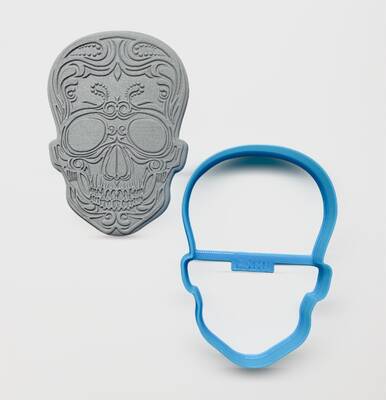 Plastik kalıp SKULL Kurukafa; 9,8*6,7 cm - 1