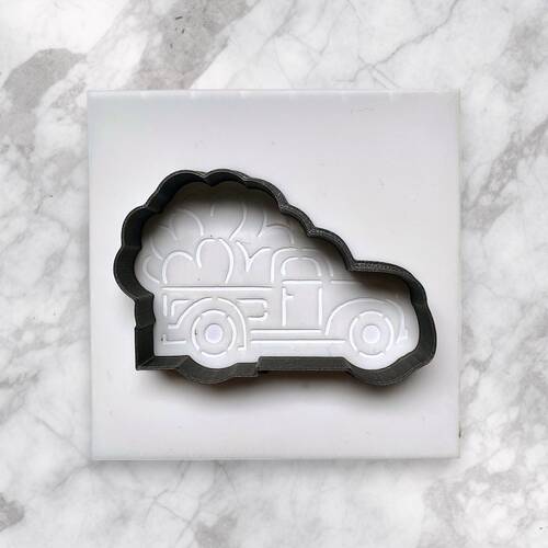 Plastik kalıp Stencil seti PYO Love Truck; 7 cm - 1