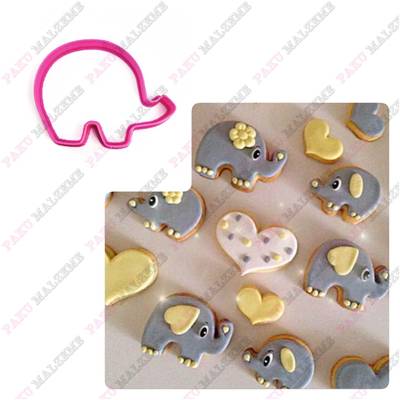 Plastik Kalıp Tombik Fil; 7*5,3 cm - 1
