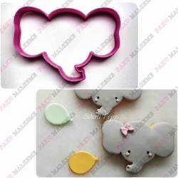 Plastik Kalıp Tonton Fil; 9*6 cm