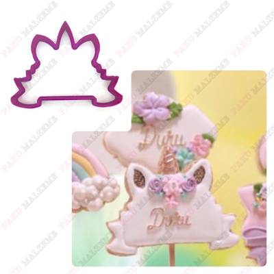 Plastik kalıp Unicorn Frame; 9,7*8,0 cm - 1