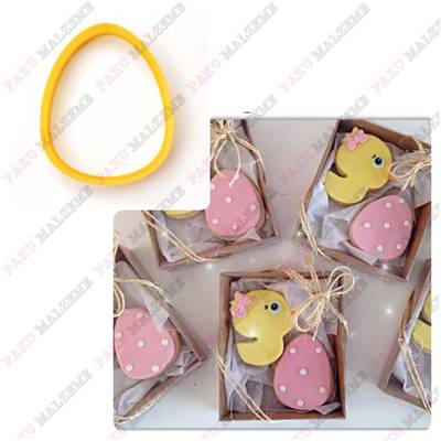 Plastik Kalıp Yumurta; 8*6,5 cm - 1