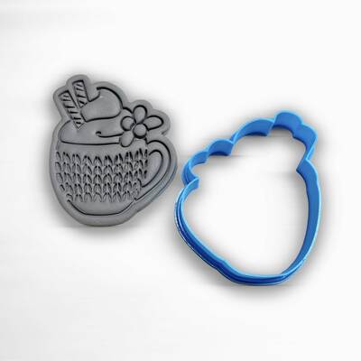 Plastik kesici kalıp COZY MUG; 7,0 cm - 1