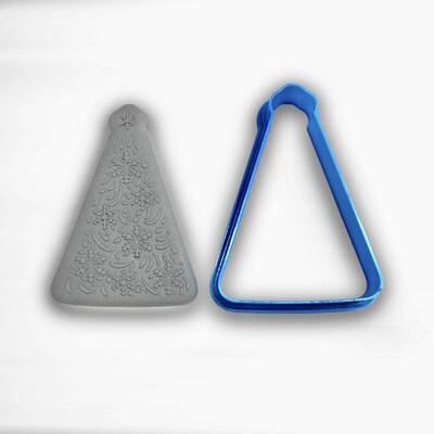 3D-plastic cutter EMBOSSED TREE; 7,0 cm - 1