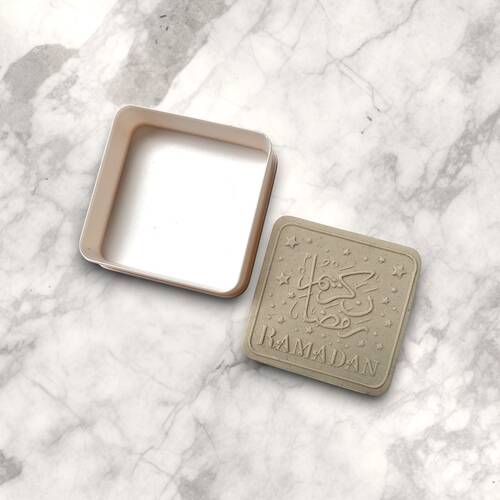 Plastik kesici kalıp ROUNDED SQUARE; 48x48 mm - 1