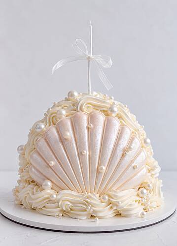 Plastik kesici kalıp ve baskı seti OYSTER CAKE - 2