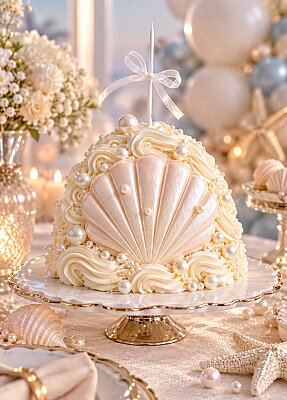 Plastik kesici kalıp ve baskı seti OYSTER CAKE - 3
