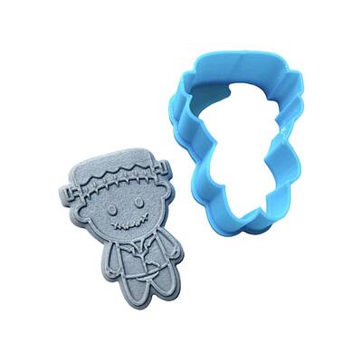 Plastik mini kalıp Frankenstein; 42*30 mm - 1