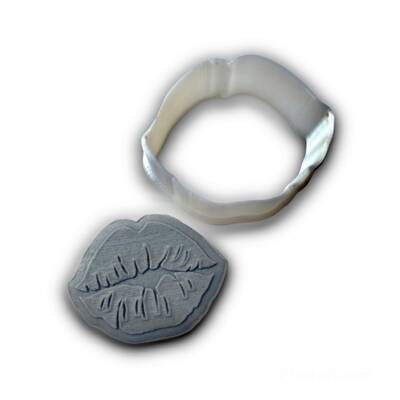 Plastik mini kalıp KISSING LIP - 1
