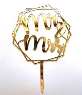 Pleksi pasta süsü MR&MRS-3 Gold;13*18 cm - 1