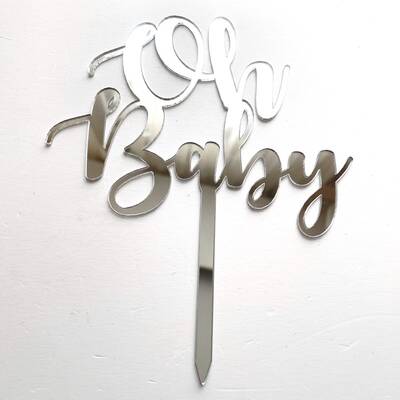 Pleksi pasta süsü OH BABY Gümüş;13*16 cm - 1