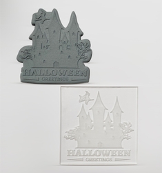 Pop-it stamp kaşe HALLOWEEN GREETINGS-2; 8,0*8,0 cm