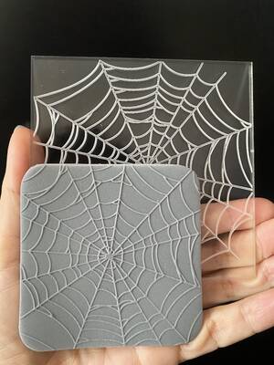 Pop-it stamp kaşe HALLOWEEN WEB; 10,0*10,0 cm - 1