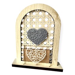 Pop-it stamp kaşe Heart Bubbles; 5,0*4,0 cm