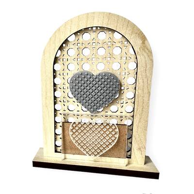 Pop-it stamp kaşe Heart Hologram; 5,0*4,0 cm - 1