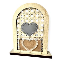 Pop-it stamp kaşe Hearts in Heart; 5,0*4,0 cm