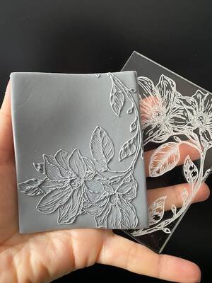 Pop-it stamp kaşe MAGNOLIA; 10,0*8,0 cm - 1